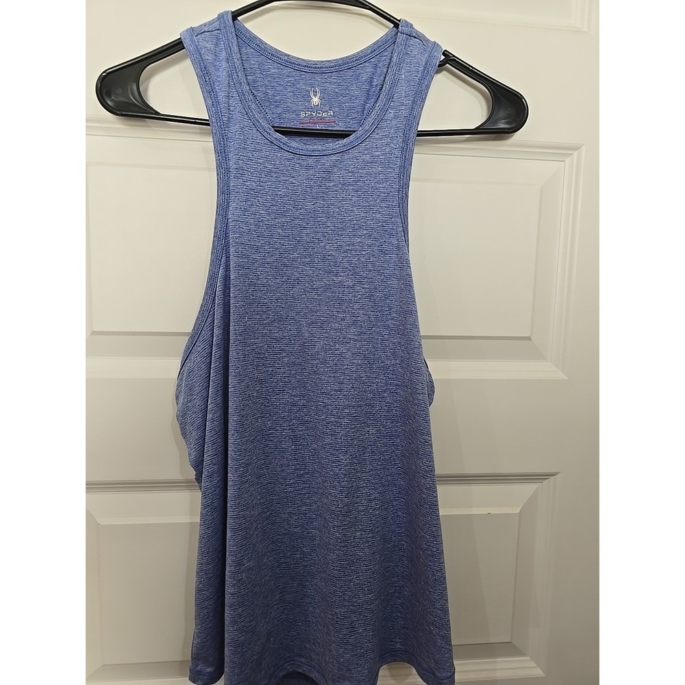 Spyder Active Tank Womens Sz L Blue